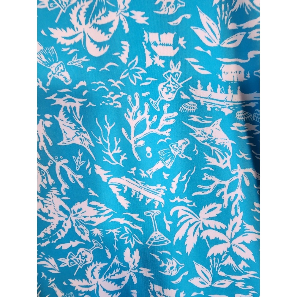 Columbia PFG Womens XS Blue White Sun Dress Fishing Travel Coastal Athleisure - Picture 6 of 7